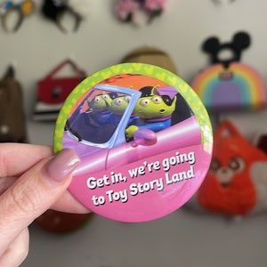 Toy Story “Get in we’re going to Toy Story Land” Button